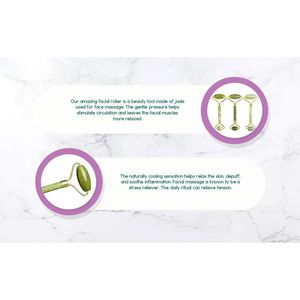 Rullo Facciale in Giada per Massaggio e Relax - Product Image 4