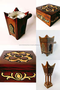 Brûleur d'encens en bois Attrape-cendres en bois Porte-encens artisanal Encensoir en bois naturel Brûleur d'encens rustique - Product Image 6