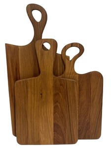 Planche à découper en bois écologique avec poignée, épaisseur 1,5 cm, grande planche rectangulaire pour la viande, le fromage, le pain, les légumes, utilisation en cuisine - Product Image 5