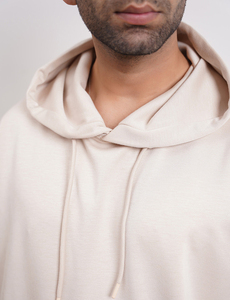 Sudadera con Capucha Extra Grande con Logotipo Personalizado, Especial de Pascua, para Hombre, de Algodón Grueso, Estilo Urbano, con Hombros Caídos y Cierre Completo, Venta al Por Mayor OEM - Product Image 5