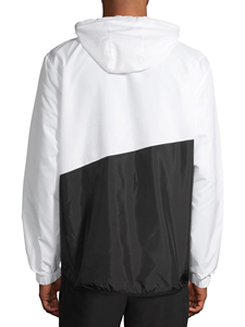 Custom Lightweight <b>Waterproof</b> Quick Dry Front Logo Zipper High Quality OEM Service Men's <b>Winter</b> Color Block Windbreaker Hoodies - Product Image 4