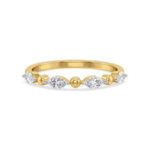 Bague de cocktail de luxe en moissanite et diamant pour femme, idéale pour les fiançailles et les mariages, design minimaliste unique, trois couleurs de placage - Product Image 2