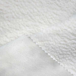 Tissu polaire simple face en polyester tricoté 100 % doux et confortable à faible élasticité pour sweats à capuche et survêtements de sport pour garçons - Product Image 1