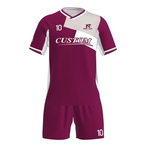 Comfortable Sports Wear Men <b>Soccer</b> Uniform 100% Polyester Men Custom Made Football Uniform - Product Image 4