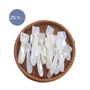 Cuillère à caviar en nacre écologique de haute qualité, cuillère en coquille artisanale de luxe, vente en gros, exportation - Product Image 1