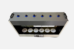 Appareil de test de flocculation à chaud, équipement de laboratoire électrique, minuterie numérique à 6 positions, certifié CE. - Product Image 3