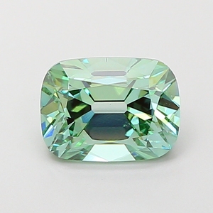 Diamant de laboratoire 2,00 ct, taille Old Miner, vert vif fantaisie, VS2, certifié IGI, CVD, diamant en vrac pour la fabrication de bijoux - Product Image 1