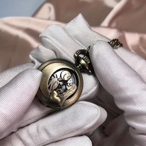 Montre de poche à quartz avec motif de couple de Noël, collier, cadeau pour homme, montre de poche pour couple - Product Image 6