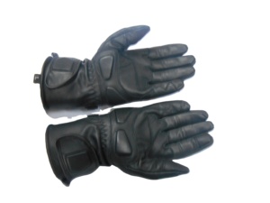 Gants de moto en cuir pour adultes, protection des articulations, compatibles écran tactile, antidérapants, poignet réglable, pour la course et le sport - Product Image 1
