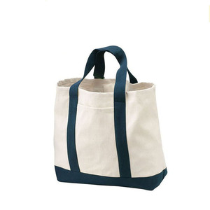 Bolsa de Mano Personalizable de Poliéster/Algodón para Barco, Asas Rojas, Base Resistente al Agua, Diseño Impreso a la Moda, Regalo Promocional - Product Image 6