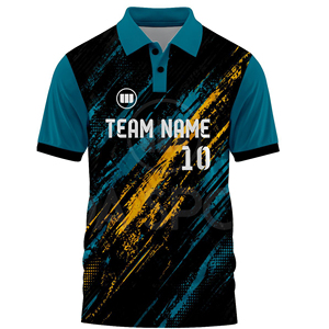 เสื้อคริกเก็ตสั่งทำพิเศษลดราคาพิเศษ พิมพ์ลายแบบซับลิเมชั่น ระบายอากาศได้ดี ผลิตจากโพลีเอสเตอร์ 100% เป็นมิตรกับสิ่งแวดล้อม เสื้อทีม น้ำหนักเบา ประสิทธิภาพสูง - Product Image 2