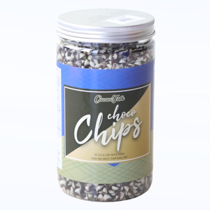Ingrédients de confiserie au chocolat composé de cacao OEM/ODM, pépites de chocolat noir et blanc 1KG pour biscuits et gâteaux, certifiées HALAL, en promotion - Product Image 1