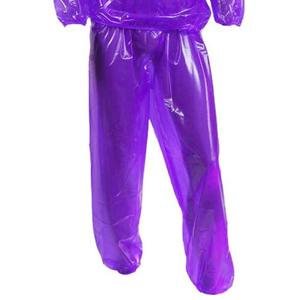 Combinaison de sauna en fibre de polyester argentée personnalisée pour hommes, femmes et enfants, pour usage domestique, entraînement en salle de sport, amincissement corporel, perte de poids, élastique - Product Image 5