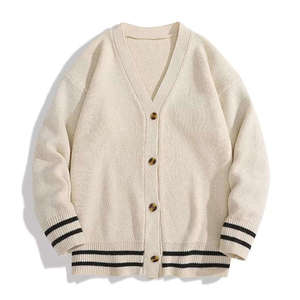 Cardigan en coton décontracté pour homme, respirant, tricoté pour l'hiver, services de personnalisation de logo ODM OEM - Product Image 5