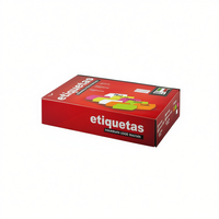 Etiquetas de Precio de Una Sola Línea CRISCOLOR, 26*12, Etiquetas Rectangulares Autoadhesivas de Papel para Escribir, para Promoción y Supermercados