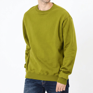 เสื้อสเวตเชิ้ตคอกลมสีม่วงล้วนสำหรับผู้ชาย ทรงปกติ ผ้าฝ้ายถัก 100% สวมใส่สบายๆ สำหรับฤดูใบไม้ร่วง - Product Image 6
