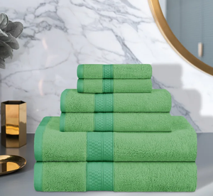 Serviettes de bain en coton tissé 100% naturel de qualité supérieure, écologiques, en dobby, tailles personnalisées, étiquette privée, ensembles de serviettes pour hôtels - Product Image 2