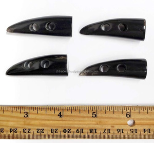 เสื้อโค้ทและแจ็กเก็ตจากอินเดียกระดุมหลังเรียบลายเขาควายสลับ2รูสำหรับเสื้อผ้าแฟชั่น - Product Image 2