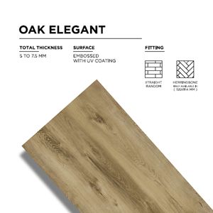 Revêtement de sol SPC 230x1220mm Épaisseur 6,5MM Design moderne Résistant à l'usure Installation flottante pour cuisine, hôpital, école - Product Image 2