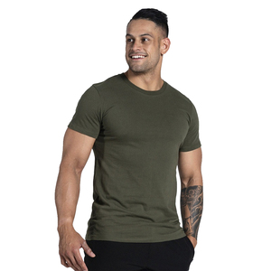 T-shirt d'été pour homme, coupe classique, en coton respirant, décontracté, écologique, séchage rapide, manches courtes, pour activités de plein air et usage quotidien - Product Image 1