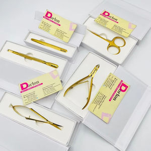 <b>Nail</b> Supplies Tools Gold Plasma Finish Cuticle Nipper Private Logo Manicure <b>Nail</b> <b>Scissor</b> <b>Nail</b> Cuticle Pusher & Spring <b>Scissor</b>. - Product Image 1