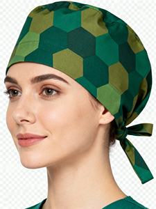 Adjustable Medical <b>Scrub</b> Hats Unisex Nurse Cap Logo Custom <b>Working</b> Cap Soft Cotton Bow Tie Hospital Surgical Hat - Product Image 4