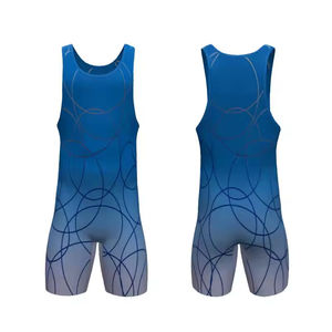 Unidex Black White Wholesale Custom Made 100% Polyester Lightweight Moisture-Wicking Quick Dry Unisex Wrestling Singlets Low MOQ - Product Image 6