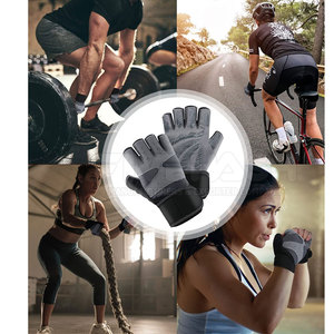 Nuevos Guantes de Gimnasio Personalizados con Logotipo, Guantes de Halterofilia de Medio Dedo, Precio al por Mayor, para Hombre - Product Image 6