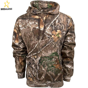 Sudadera con Capucha Clásica de Caza para Hombre, Mezcla de Algodón/Poliéster, Camuflaje RT EDGE - Product Image 1