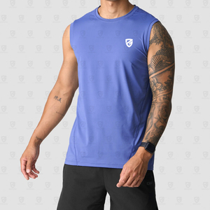 Débardeur de course pour homme à séchage rapide et respirant, gilet de sport sans manches, t-shirt d'entraînement personnalisé, vêtements de sport OEM - Product Image 6