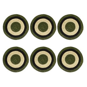 Wholesale Round Spiral Woven <b>Table</b> Placemat Sustainable Natural Jute Material Heat Resistant Kitchen Dining Decor Accessories - Product Image 1