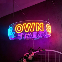 Bandes lumineuses LED néon personnalisées pour les entreprises, pour les cafés et les salons de beauté, éclairage décoratif IP65
