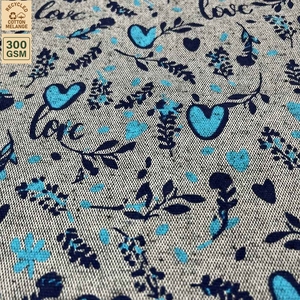 Sac fourre-tout en coton recyclé mélangé avec logo personnalisé imprimé, 300 GSM, fermeture éclair, grand sac de shopping promotionnel, vente en gros OEM ODM 47x34x12 cm - Product Image 6