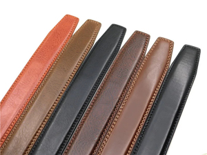Cinturón de Cuero Vacuno y Cuero Sintético con Hebilla Automática Personalizada al por Mayor, Cinturón Casual de Negocios para Hombre - Product Image 6