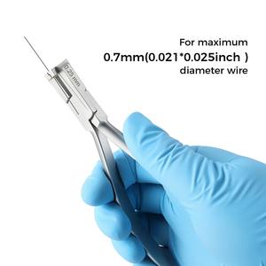 Alicate de ortodoncia para doblar alambres dentales, pinza para armar arcos, instrumento de acero inoxidable para dentistas - Product Image 2