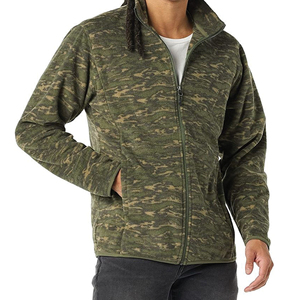 Men's Navy Blue Fleece <b>Zip</b>-<b>Up</b> <b>Jacket</b> -Pairs easily with any outfit Stand Collar Casual Winter Wear Fleece <b>Jacket</b> Manufacturer - Product Image 2