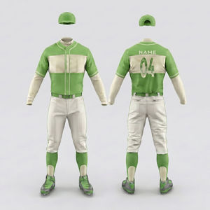 Uniforme de Béisbol Five B para Hombre, Conjunto de Jersey y Pantalones con Bloques de Color Rojo y Blanco, Transpirable, con Serigrafía, para Equipo, Talla Adulto - Product Image 5