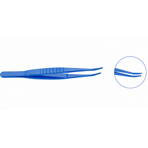 Pinzas de Titanio Azul de Alta Calidad para Pestañas, Instrumento Quirúrgico Oftálmico para Agarrar Pestañas con Precisión y Control - Product Image 2