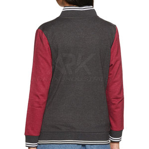 Veste universitaire pour femmes très vendue, veste universitaire respirante, veste universitaire pour femmes de couleur unie - Product Image 2