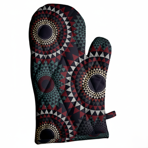 Gants de four résistants à la chaleur et écologiques, doublure en coton, lavables au lave-vaisselle, mitaines de cuisine matelassées en coton, antidérapantes pour la cuisson et le barbecue - Product Image 2