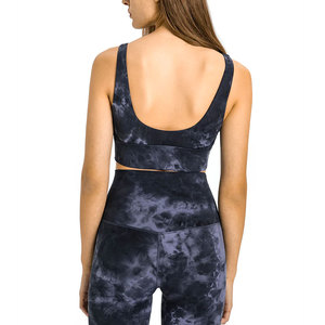 Ensemble short cycliste taille haute et crop top pour femme, tenue de fitness, vêtements de sport personnalisés, vente en gros, OEM ODM, usine de marque privée - Product Image 3