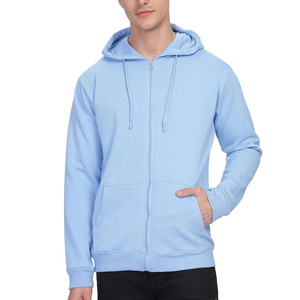 Sweat à capuche zippé pour homme de qualité supérieure, 100% coton, prix raisonnable, fabriqué au Pakistan, en vente - Product Image 4