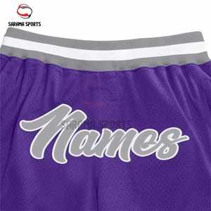 Shorts de basket-ball professionnels en tissu mesh respirant, prix de gros pour les achats en vrac - Product Image 2