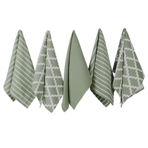 Essuie-tout de cuisine en coton 100% tissé compressé à carreaux teint en fil, 18x28 pouces, pour la maison, vente en gros, fabricant OEM ODM - Product Image 3