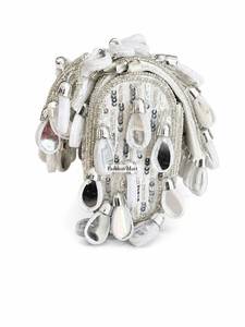 Bohemian Beaded <b>Handbag</b> With Mirror <b>Sequins</b> And Pearl Embellishments For Women Wedding Party Clutch - Product Image 2