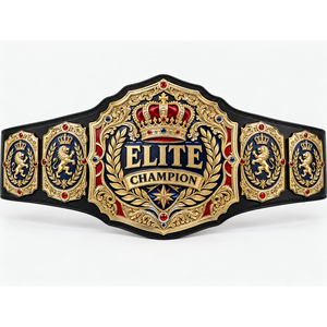 Custom Elite Championship <b>Belt</b> TRX-WS042 2.2m Metal with Custom Logo & Title Plates for MMA Boxing <b>Wrestling</b> - Product Image 4