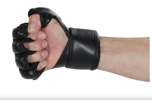 Gants de boxe noirs en PU, légers, pour l'entraînement et le combat, avec fermeture Velcro au poignet, pour MMA, salle de sport, adulte - Product Image 5