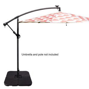 Portaombrelli con piastra imbottita d'acqua da Patio da 20 pollici con ombrelli e basi eleganti e durevoli - Product Image 4