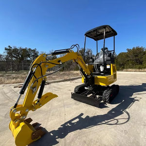 Excavatrice d'occasion polyvalente de 3 tonnes, jaune, avec flèche à oscillation latérale et cabine vitrée haute visibilité pour les réparations urbaines - Product Image 1