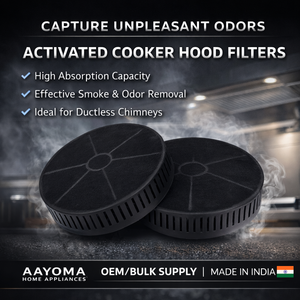 Filtre à charbon pour hotte aspirante compatible avec les hottes aspirantes européennes, pièces de rechange fabriquées par un fabricant OEM en Inde - Product Image 4